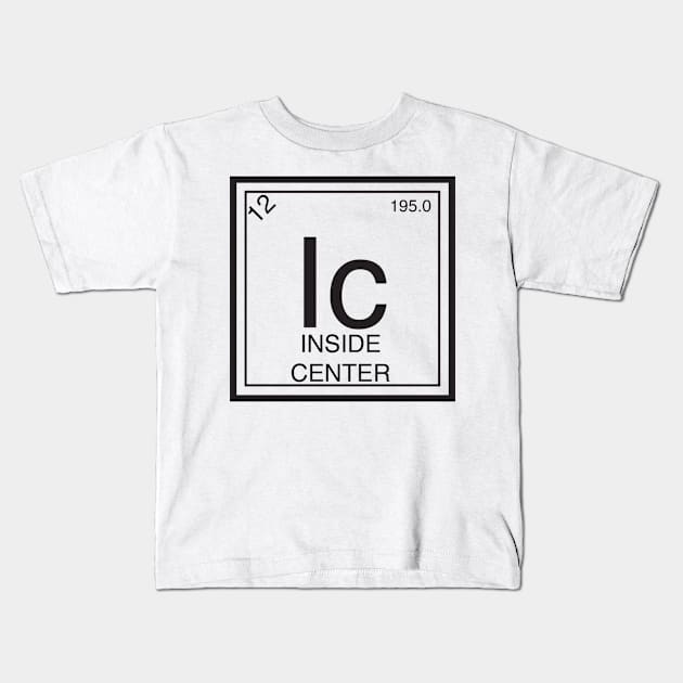 Elements of Rugby Center Kids T-Shirt by University of Oklahoma Rugby